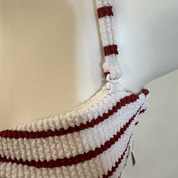 NEW J. Crew Scrunchie Ring Bandeau Bikini Top sz S - Picture 3 of 8